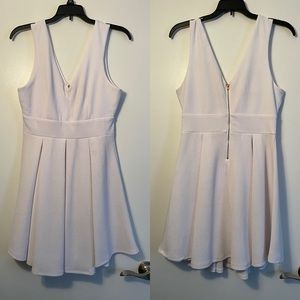White A line dress